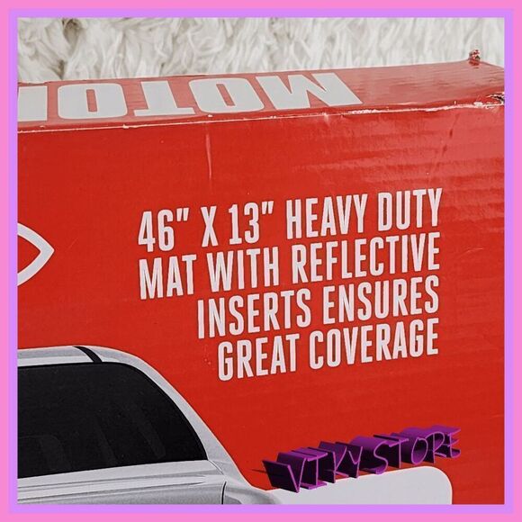 💕 NWT Motortrend Reflective Rear Bumper Guard 46" x 13" #7154 💕 - Picture 2 of 7